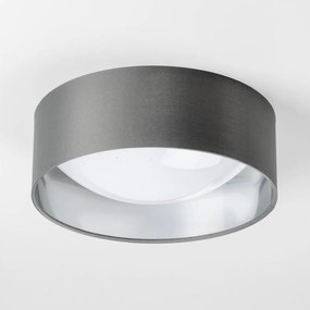 LED stropné svietidlo LED/12W/230V, priemer 32 cm, sivé/strieborné