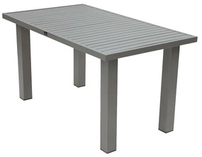 Deokork Hliníkový stôl výškovo nastaviteľný 140x80 cm TITANIUM (2v1)