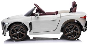 Bentley Bacalar auto na batérie pre deti, biele + diaľkové ovládanie