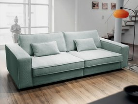 XXXLutz VEĽKÁ POHOVKA, plast, textil, kompozitné drevo, mätovozelená MID.YOU - Sedačky - 000694009504