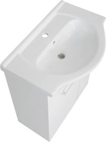 Comodo Kúpeľňová skrinka s keramickým umývadlom Luka S 65