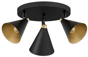 Argon 6244 - Bodové svietidlo LUCINDA 3xE14/7W/230V čierna