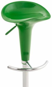Plastová barová stolička Shine - Zelená