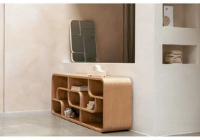 Knižnica z dubového dreva v prírodnej farbe 60x160x35 cm Seven – Zuiver