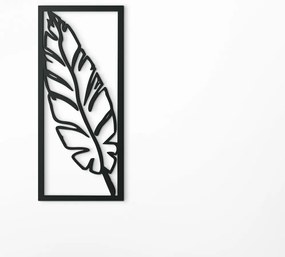 drevko Moderný obraz Pierko Rozmer obrazu: 44,5 x 19,5 cm, Farba dekorácie: Čierna