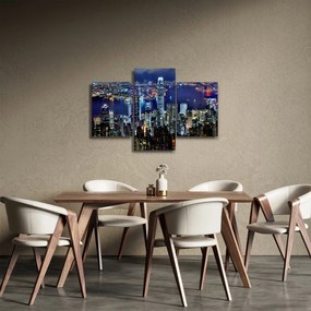Obraz nočného mesta (90x60 cm)