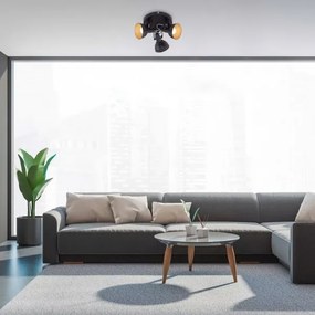 Bodové svietidlo 3xE14/40W/230V čierne