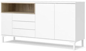 Biela komoda 176x90x49 cm Roomers – Tvilum