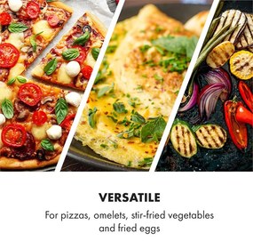 AeroVital Cube Chef, tanier na pizzu, vysoký nástavec na grilovanie, príslušenstvo, nehrdzavejúca oceľ