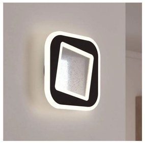 Eglo 901239 - LED Nástenné svietidlo MACCHIONI LED/12W/230V 4000K čierna