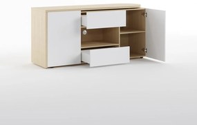 Pracovný stôl s doskou v dubovom dekore 48x159 cm Tango – TemaHome