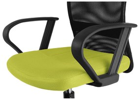 Detská stolička Neoseat MONKEY s podnožou — látka, čierna / svetlo zelená