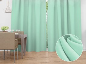 Biante Dekoračný záves Rongo RG-019 Mintový 140x220 cm