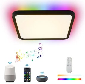 Immax NEO 07167-B40-LED RGBCCT Stmievateľné svietidlo 50W/230V Wi-Fi Tuya černá+DO