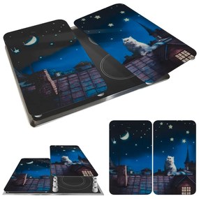 Kryty na sporák v súprave 2 ks z tvrdeného skla 30x52 cm - Maximex