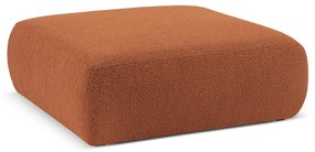 Hnedý taburet z textílie bouclé Molino – Micadoni Home
