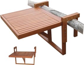 Závesný balkónový stolík 64x65 cm Berkeley – Garden Pleasure