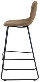 Barová stolička wanor 75 cm hnedá MUZZA