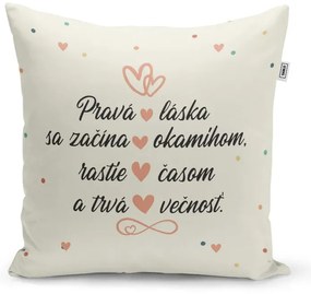 Sablio Vankúš Pravá láska: 40x40 cm