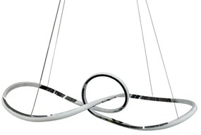 LED Luster na lanku MARCO LED/42W/230V lesklý chróm