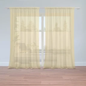 Sablio Záclony Žltá vegas: 2ks 150x250cm