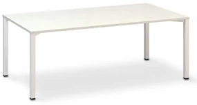 Konferenčný stôl ProOffice 120 x 200 x 74,2 cm, biela