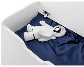 Detský úložný kontajner PABIS 50x60 cm biela/modrá