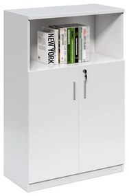 Kancelárska skrinka Houseland Prime Air 01 80 cm biela