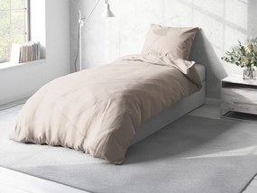 Biante Bavlnené jednofarebné posteľné obliečky Torino TON-001 Smotanovo biele Dvojlôžko francúzske 200x200 a 2ks 70x90 cm