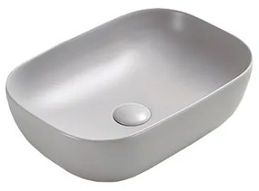 Mexen Rita, umývadlo na dosku 45 x 32 cm, sivá matná, 21084567