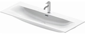 DURAVIT Viu umývadlo do nábytku s otvorom, s prepadom, 1230 x 490 mm, biela, 2344120000