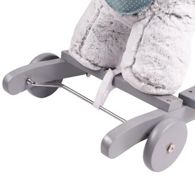 Rozbalené Hojdacia hračka s melódiou a kolieskami PlayTo husky