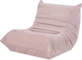 Detské ergonomické kreslo MOONI – svetloružová, prémiový manšester