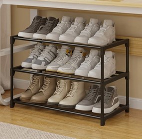 Beast Trojposchodový skladací kovový botník - 60 x 28 x 38 cm