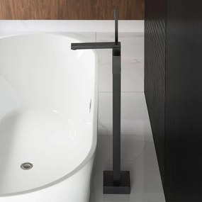 Rea Tery, voľne stojaca batéria h-885, čierna matná, REA-B5304