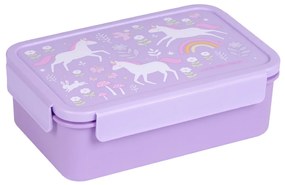 A Little Lovely Company - škatuľka na desiatu - jednorožce a dúha