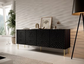 Cama Komoda Hole 4D čierna