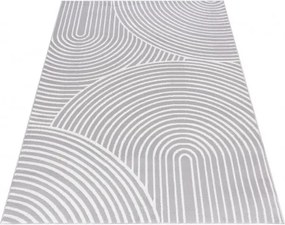 Koberec ELLEN NG89A sivý / biely