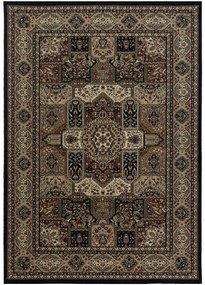 Koberce Breno Kusový koberec KASHMIR 2603 Black, čierna, viacfarebná,200 x 290 cm