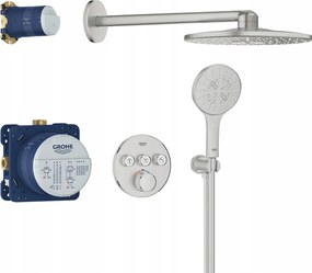 Podomítkový sprchový set Grohe SmartControl Nerezová Oceľ [34863DC0]