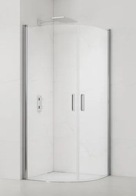 Sprchový kút štvrťkruh 80x80 cm SAT Fusion SATFUS80CRT