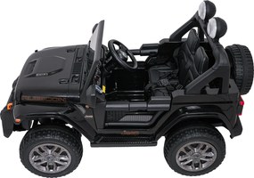 Ramiz Jeep Wrangler Rubicon LIFT elektrické autíčko pre deti čierne