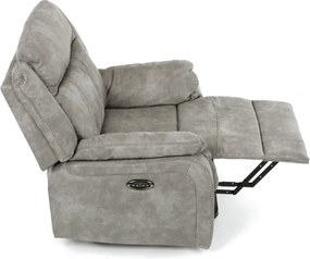 Polohovacie kreslo sivé, elektrické TV-Q8668 GREY3