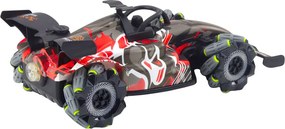 LEAN Toys Diaľkovo ovládané pretekárske auto RC 1:10, svetlá, zvuky, vodná para, červené