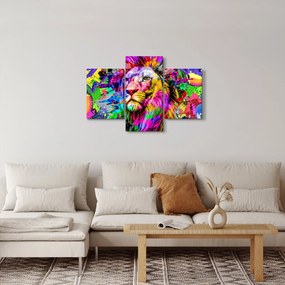 Obraz - 3D obraz leva (90x60 cm)