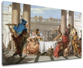 Obraz na plátne Giambattista Tiepolo - Kleopatrina hostina | rôzne rozmery
