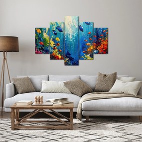 Obraz - Maľba podmorského sveta (150x105 cm)