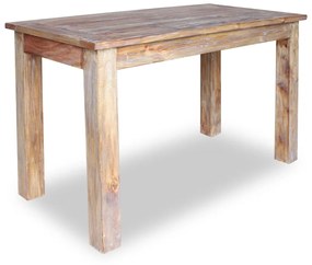 Jedálenský stôl z recyklovaného dreva, 120x60x77 cm
