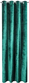 Elegantný zelený záves s trblietkami 140 x 250 cm Dĺžka: 250 cm