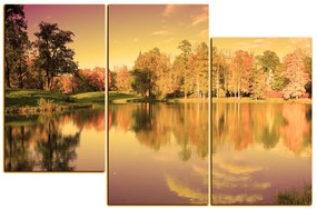 Obraz na plátne - Jesenný park 1175FD (120x80 cm)